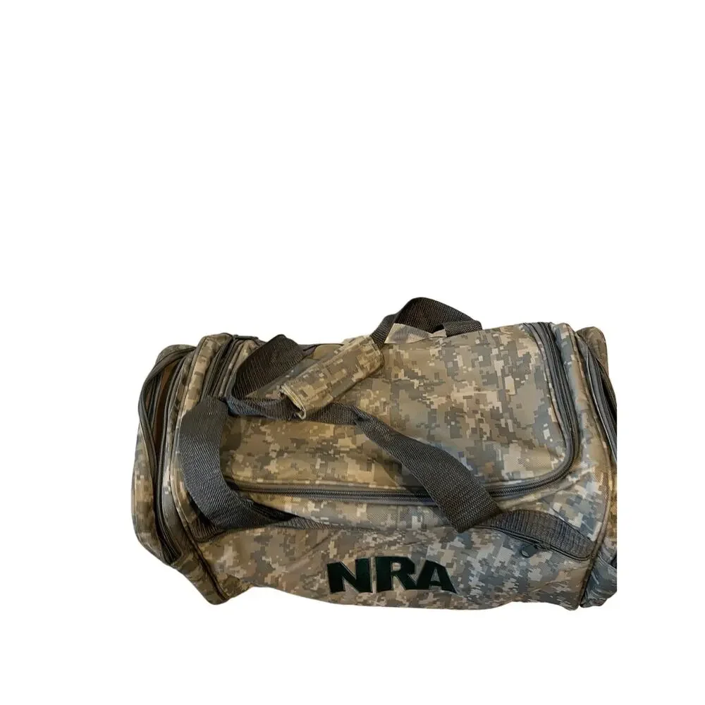 NRA Heavy Canvas Camo Duffel 18